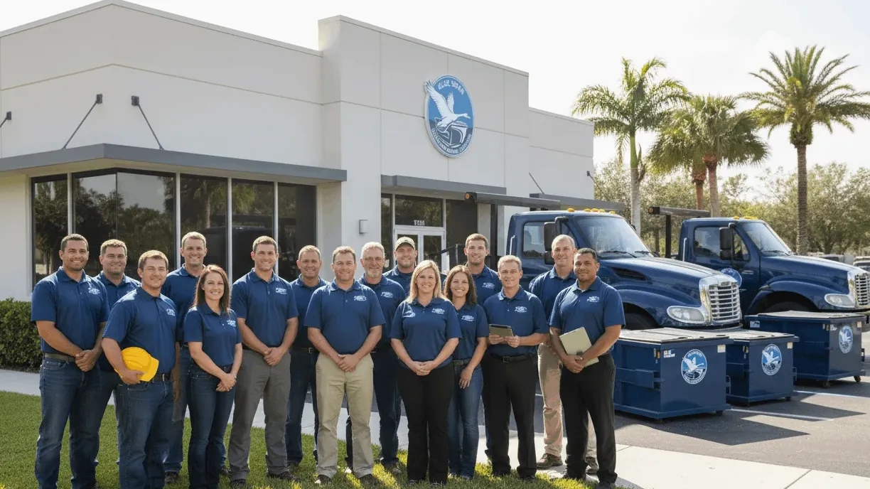 Estate cleanout checklist for Lakeland, Florida — sorting a family home room by room before the container goes
